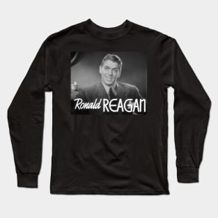 Ronald Reagan in Dark Victory Long Sleeve T-Shirt